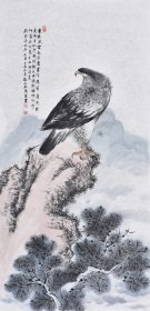 【100%纯手绘字画】中国国画艺术书画院院士欧阳老师原创作品《苍鹰》HN15454，其作品风格清雅，笔法自然灵动，意境悠远，回味无穷，得到广大买家的认可。