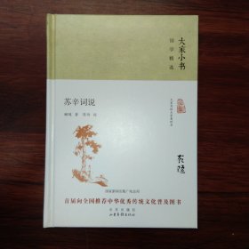 大家小书 国学精选 :  苏辛词说(精装)