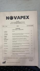 NOVAPEX - Quartly of the Belgian Malacological Society  比利时软体动物(贝类) 学会季刊 英文版 Vol 2. (4) 2001