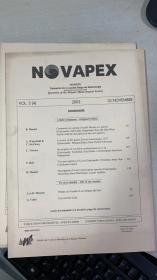 NOVAPEX - Quartly of the Belgian Malacological Society  比利时软体动物(贝类) 学会季刊 英文版 Vol 3. (4) 2002