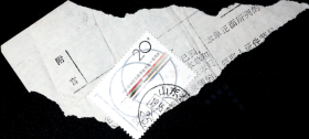 邮政包裹单剪片1995，国际奥林匹克委员会成立一百周年邮票