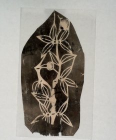 老熏样，收集于烟台蓬莱，剪纸门类, “竹林纹