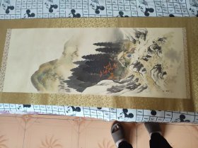 中国彩色山水画立轴 之二