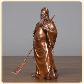 紫铜 关公 武财神摆件 （100CM）