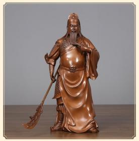 紫铜 关公 武财神摆件 （100CM）