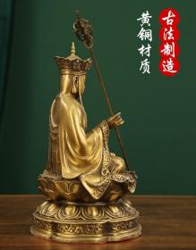 纯铜 地藏王菩佛像