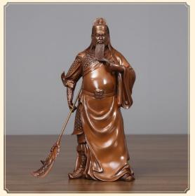 紫铜 关公 武财神摆件 （100CM）