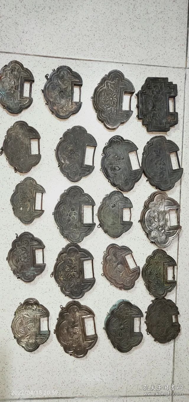 清末民初平安锁20只，品相一流。