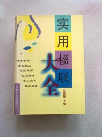 实用楹联大全【1997年7月一版一印】大32开精装本有护封