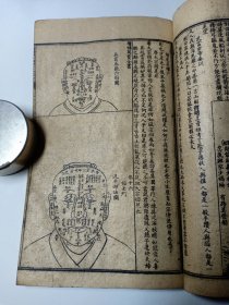 清末民初版 新增绘图万宝全书正集 卷十四—卷十七 增补万宝全书 牛马门 兽医类、勤论门、养心格言、相法门 易学、小儿关煞诀法、法秤轻重贵贱命格总论等 内有大量图案 内有五官五岳六府图、流年部位图、面部三停歌诀、贫贱相诀、相女人贵贱诀、论贵贱八字格、贵贱贫富八字诗诀、冲天妙数等等易学内容、兽医药方 治牛马、吕蒙正劝世文、太祖考皇帝御训、东岳圣帝垂训、劝善文、武当玄帝垂训等 赠书籍保护袋