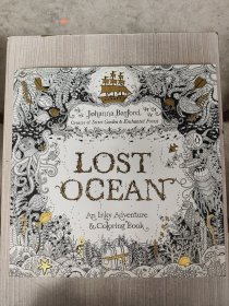 Lost Ocean：An Inky Adventure and Coloring Book 失落的海洋：漆黑的冒险和图画书 着色书 涂鸦书