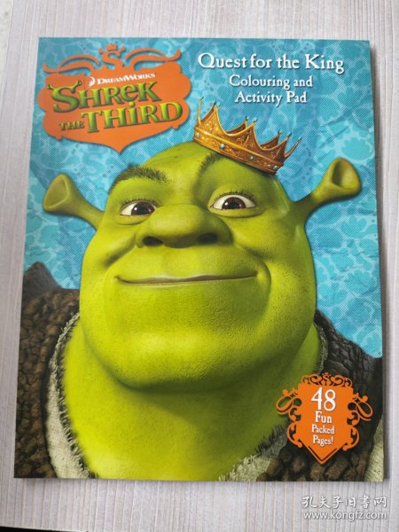 史莱克3:寻找国王/Shrek 3 Quest for the King Coloring Activity Pad