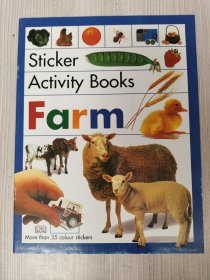 sticker activity books farm