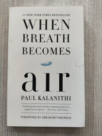 英文原版书 When Breath Becomes Air Paul Kalanithi (Author)