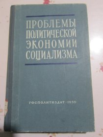 俄文原版书 社会主义政治经济学问题