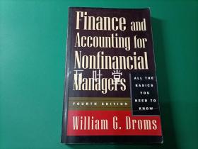 万叶堂　英文原版　 　Finance And Accounting For Nonfinancial Managers