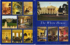 美国白宫内情外景彩色明信片珍藏版，一套12张，1999年美国白宫历史协会出品