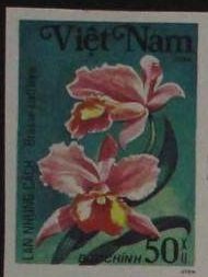 越南1984年花卉无齿邮票 4全新