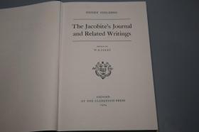 【英文原版】《菲尔丁：詹姆斯党人杂志和相关著作》（16开 精装）1974年版 品好◆ [《The Jacobite's Journal and Related Writings》西文外国文学名著 古书收藏 17世纪英国伦敦 詹姆斯二世党派 叛乱]