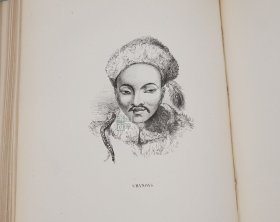 《植物园》（法文原版 精装 第一卷）1842年 清代道光时期版★ [彩色手绘 铜版画、大量 木版画原作（中国人？肖像一幅）大开本厚册 三面刷金 《Le Jardin des Plantes》西文古书收藏 西方法国历史文化 自然科学 动物学 植物学 生物学（草木鸟类 鸟兽花木 野生动物 狮子老虎 大象犀牛 斑马麋鹿 小狗犬类） 绘画艺术 园林园艺 林学医学 研究文献]