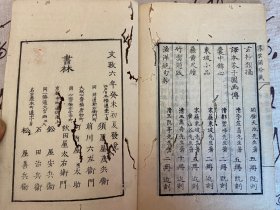 文政六年（1823年）和刻本 《汉溪书法通解》 一函8卷6册全，精美写刻本有版画