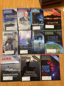 SIGNAL-AFCEA’S INTERNATIONAL JOURNAL（信号-陆海空通信和电子协会国际期刊）2014年共11期缺1期，大16开英文原版杂志