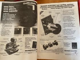 MACHINE DESIGN（机械设计杂志） 1991年第7-12+14-19+20-23+25期（共17期），大16开精装合订三册