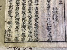 延宝二年（1674年）和刻本《选择本愿念佛集（御一流点）》线装大本两册全，木版大字精刻