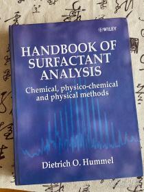 Handbook of Surfa ctant Analysis:Chemical,PhysicochemicalandPhysicalMethods 表面活性剂分析手册