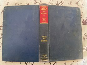 【英文原版】Selected Writings of Bolivar  vol.1 （1810-1822）玻利瓦尔文选 第1卷