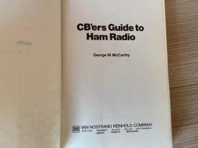 【英文原版】cb'ers guide to ham radio 无线电爱好者无线电指南