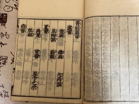 清中期和刻本《易经（周易）》《书经》各两册全，共四册，大本大字精印