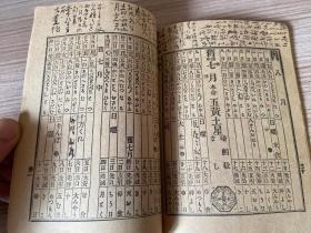 1913年日本出版《大正三年 中华民国记 附相场高低》小本一册全，民国历法