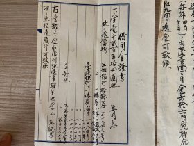 昭和11年（1936年）日本《借用金证书》两份三张，民国日本有抵押物借款借据