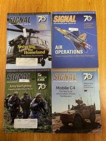 SIGNAL-AFCEA’S INTERNATIONAL JOURNAL（信号-陆海空通信和电子协会国际期刊）2016年共4期，大16开英文原版杂志