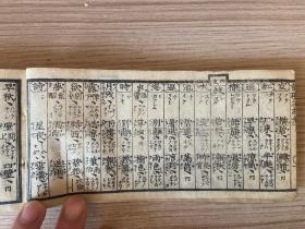 嘉永三年（1850年）和刻本《诗础玉振》上卷线装一册，汉诗词工具书