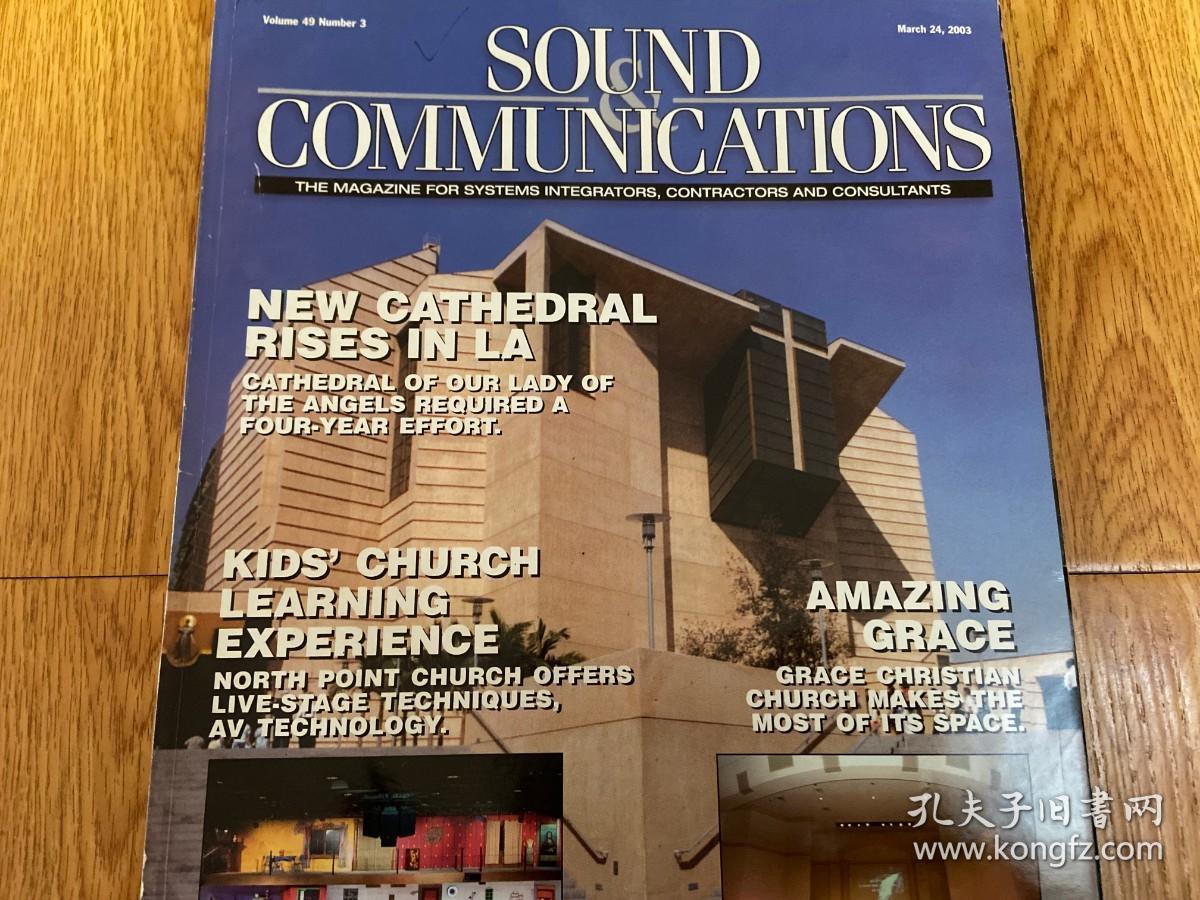 Sound & Communications  声音与通信技术学术期刊 2003年共5期合售  大16开英文原版期刊