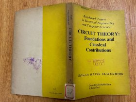 CIRCUIT THEORY:Foundations and Classical Contributions 电路理论：基础和经典著作