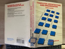 【英文原版】COMPUTER ARCHITECTURE AND ORGANIZATION  计算机体系结构与组织 第2版