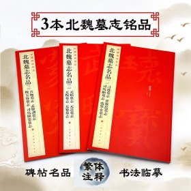 北魏墓志名品一1北魏墓志名品2北魏墓志名品三3中国碑帖名品编委会上海书画出版社元桢墓志元诠墓志元倪墓志元篡墓志现货正版书籍