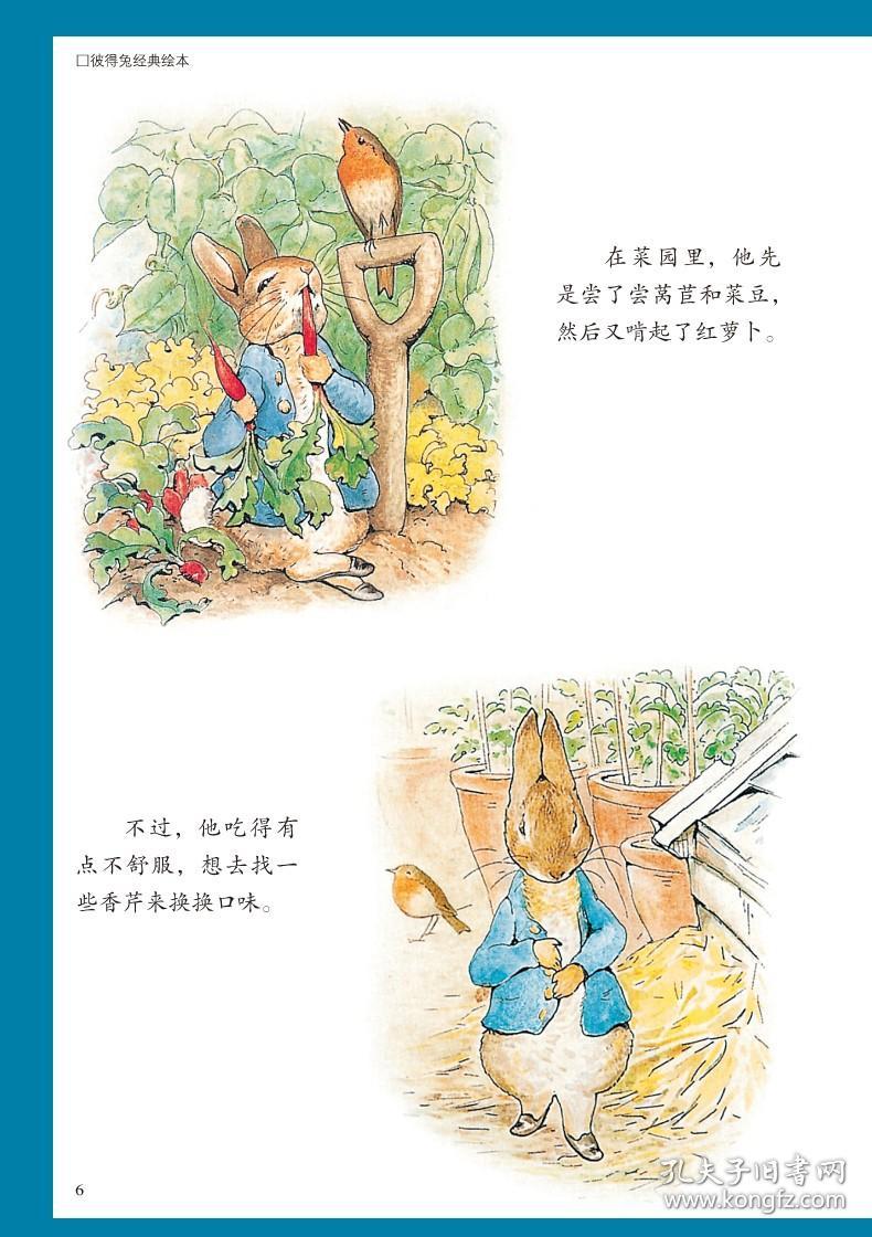 彼得兔经典绘本 精装彩图3-4-5-6-7-9-10岁儿童绘本故事书 幼儿童读物彼得兔的故事全集童话世界经典故事书