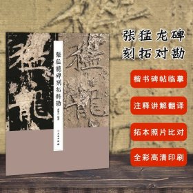 正版全新 张猛龙碑刻拓对勘 原石高清图与明拓善本比对 黄宪之著者 文物出版社 毛笔楷书书法字帖 碑帖临摹欣赏研究 中国北魏