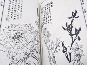 马骀画宝 花卉草虫篇 工笔线描白描画谱 山水花鸟动物人物画谱 中国画画谱 大师国画册 名家画集 国画书籍 中国画技法临摹教程