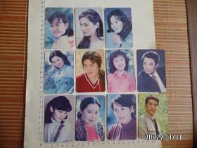 1984年电影小月历年历卡（少5月份，现存11张合售，详见图S）