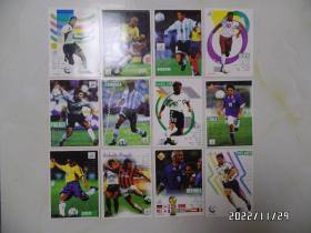 98世界杯明信片（尺寸：14.5*10.5厘米，不重复12枚合售，详见图S）