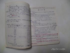 BLUE BIRD  EXERCISE BOOK（蓝鸟练习本，共两本合售，内写满笔记，钉锈没了，详见图S）