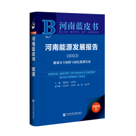 河南蓝皮书：河南能源发展报告(2023)能源安全保障与绿色低碳发展