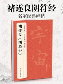 褚遂良 阴符经 中国历代经典碑帖 唐真迹原大字黄帝书法字帖毛笔临摹正楷书籍练字帖入门小楷集字大学生