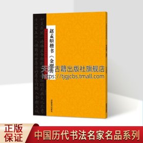 中国历代书法名家名品系列 赵孟頫楷书《金刚经》