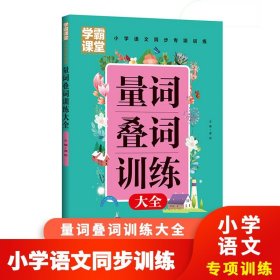 【原版闪电发货】学霸课堂笔记量词叠词小学生一二三年级带拼音aabb词语积累大全训练手册看图说话写话每日一练四字词语积累写作abab成语积累